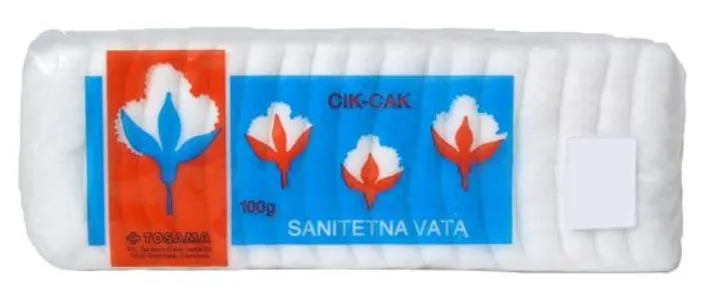 TOSAMA vata cik-cak, 100g 52406