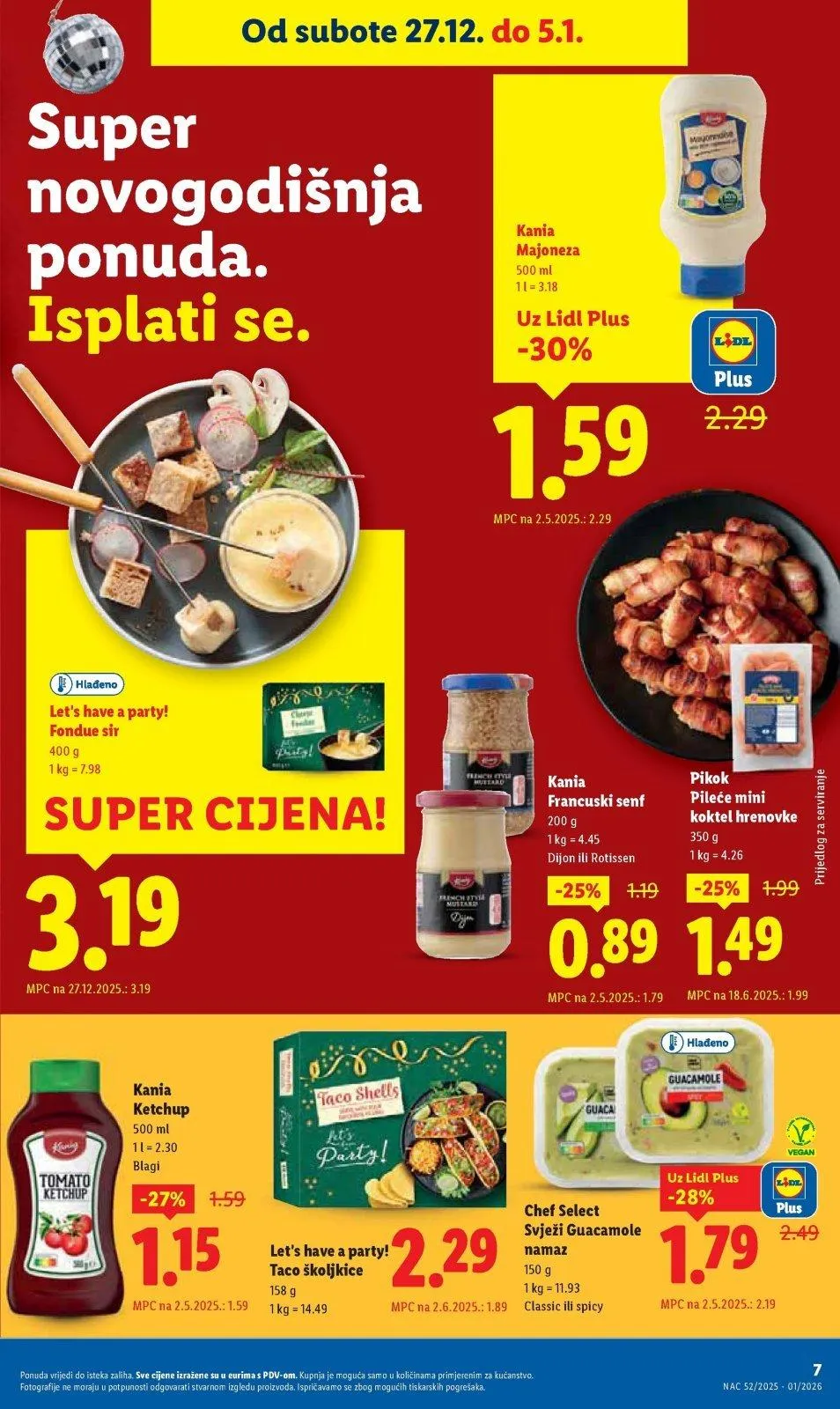 Katalog Lidl katalog do 05.01.2026 od 18. prosinca do 5. siječnja 2026. - Pregled Stranica 7