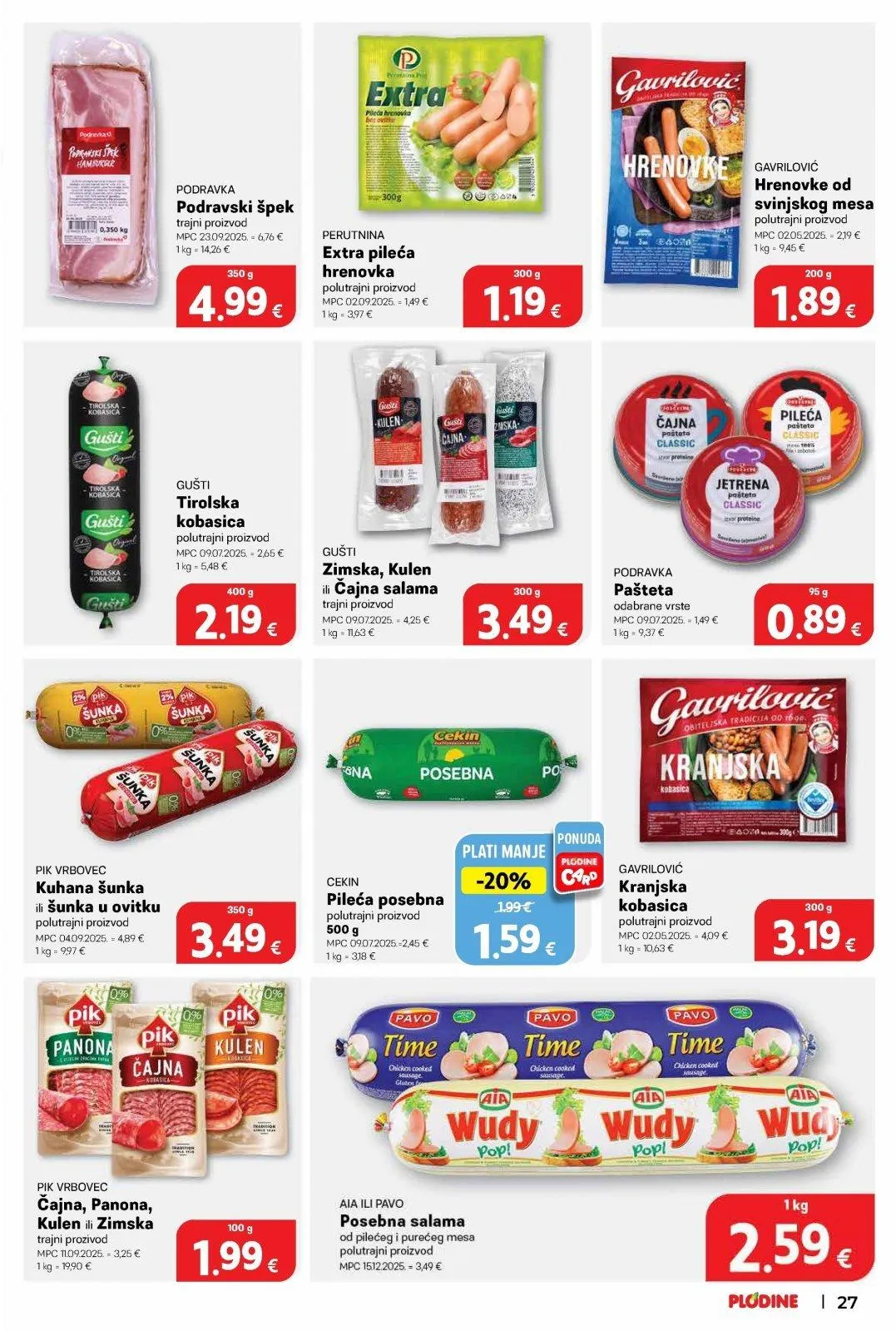 Katalog Plodine katalog do 28.04.2026 od 22. travnja do 28. travnja 2026. - Pregled Stranica 27