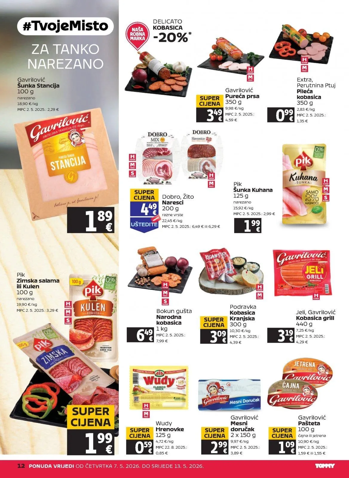 Katalog Tommy katalog do 13.05.2026 od 7. svibnja do 13. svibnja 2026. - Pregled Stranica 12