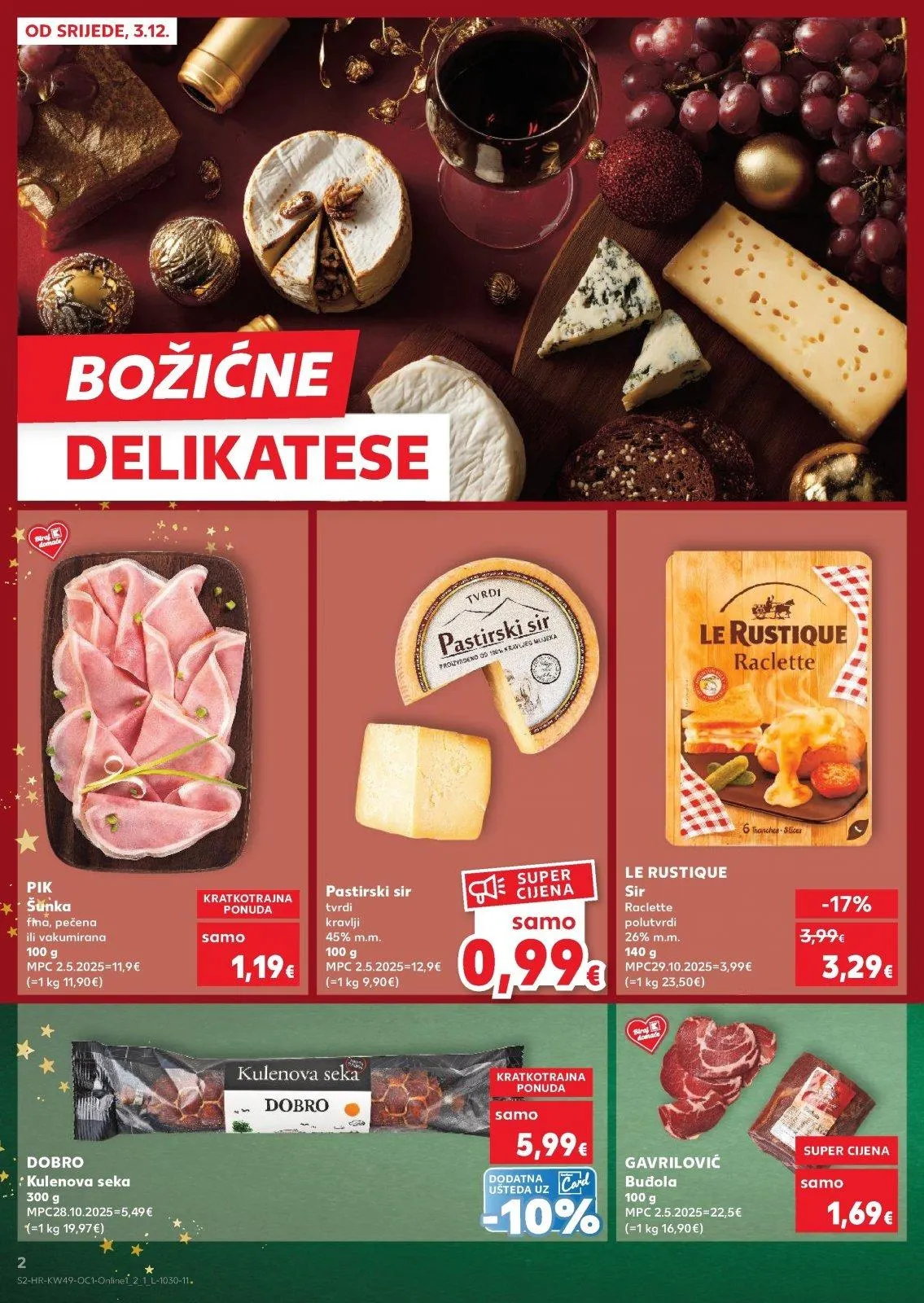 Katalog Kaufland katalog do 09.12.2025 od 3. prosinca do 9. prosinca 2025. - Pregled Stranica 2