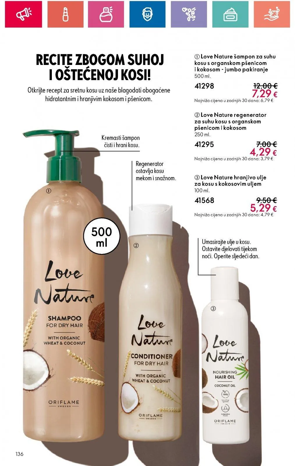 Katalog Oriflame katalog do 11.09.2024 od 29. kolovoza do 11. rujna 2024. - Pregled Stranica 136