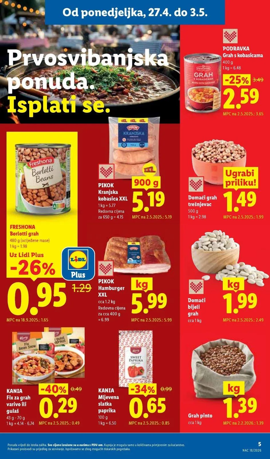 Katalog Lidl katalog do 03.05.2026 od 23. travnja do 3. svibnja 2026. - Pregled Stranica 5