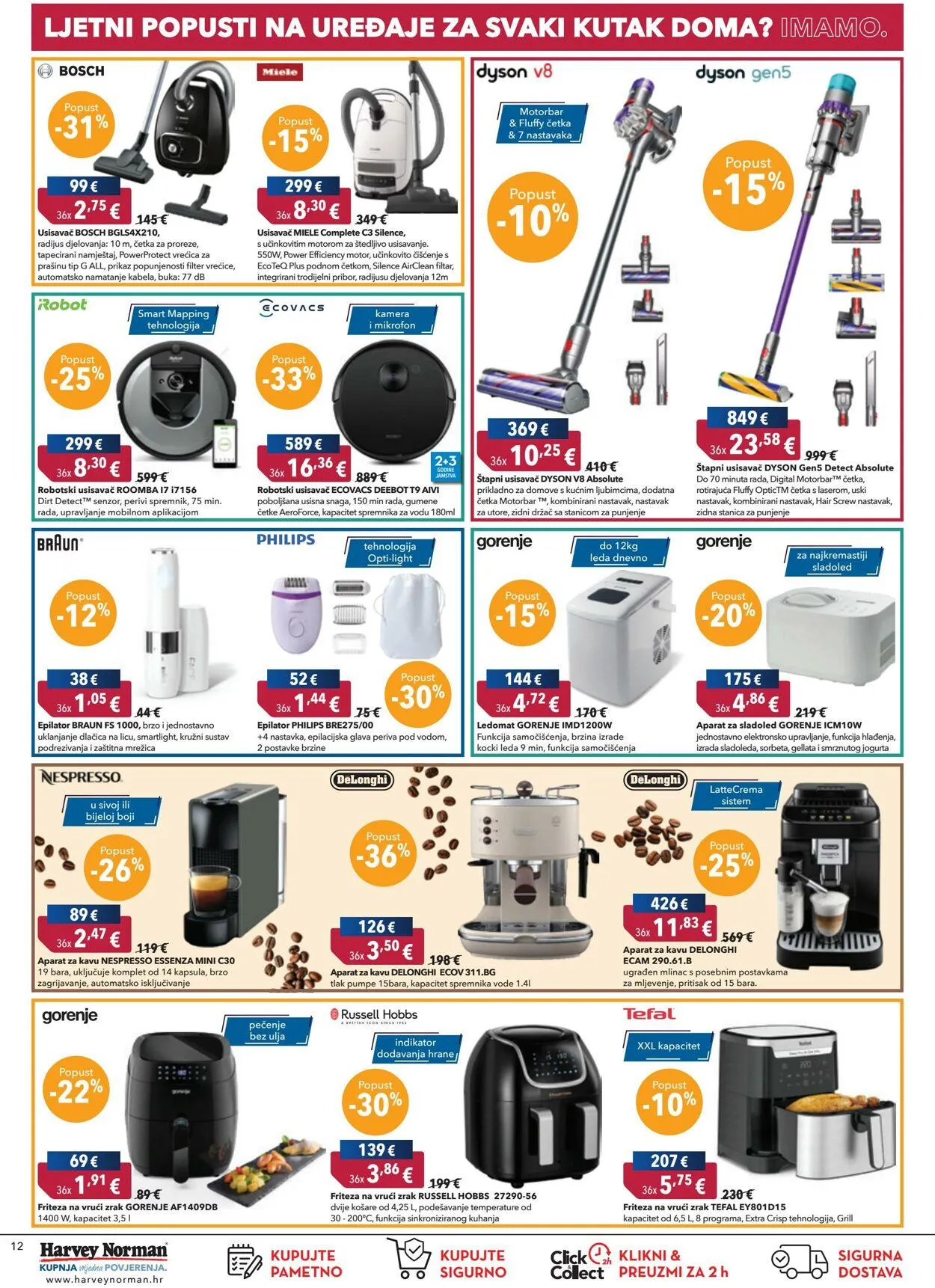 Katalog Harvey Norman od 11. srpnja do 24. srpnja 2024. - Pregled Stranica 12
