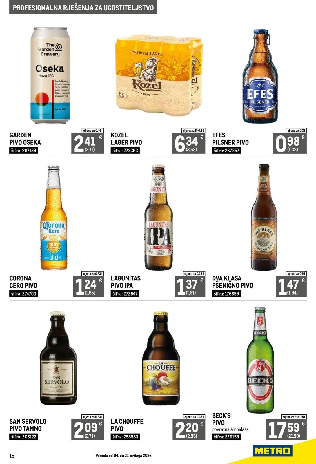 Katalog Metro katalog do 01.06.2026 od 8. svibnja do 1. lipnja 2026. - Pregled Stranica 15