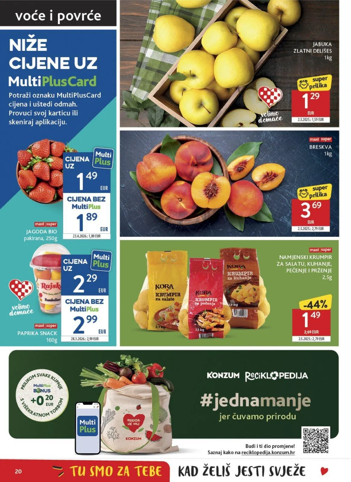 Katalog Konzum katalog do 19.05.2026 od 14. svibnja do 19. svibnja 2026. - Pregled Stranica 20
