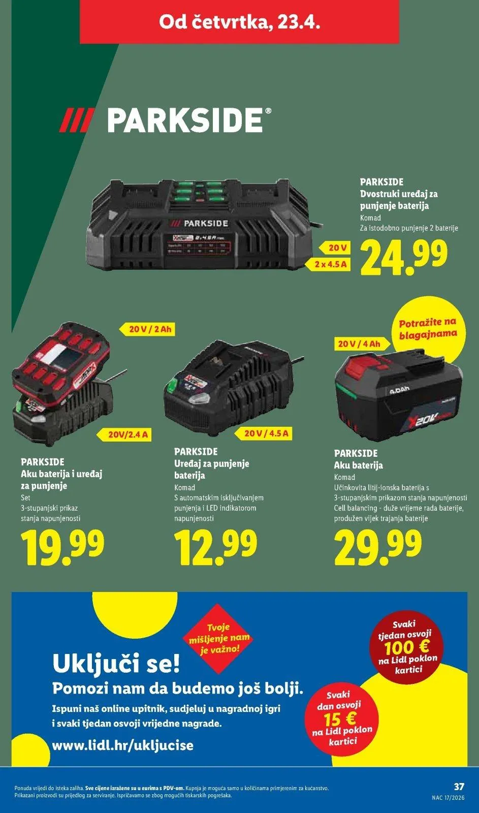 Katalog Lidl katalog do 26.04.2026 od 16. travnja do 26. travnja 2026. - Pregled Stranica 37