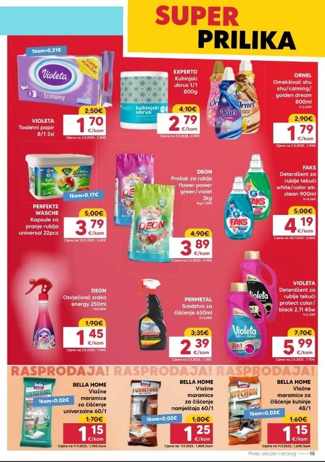 Katalog Pivac katalog do 19.04.2026 od 14. travnja do 19. travnja 2026. - Pregled Stranica 15