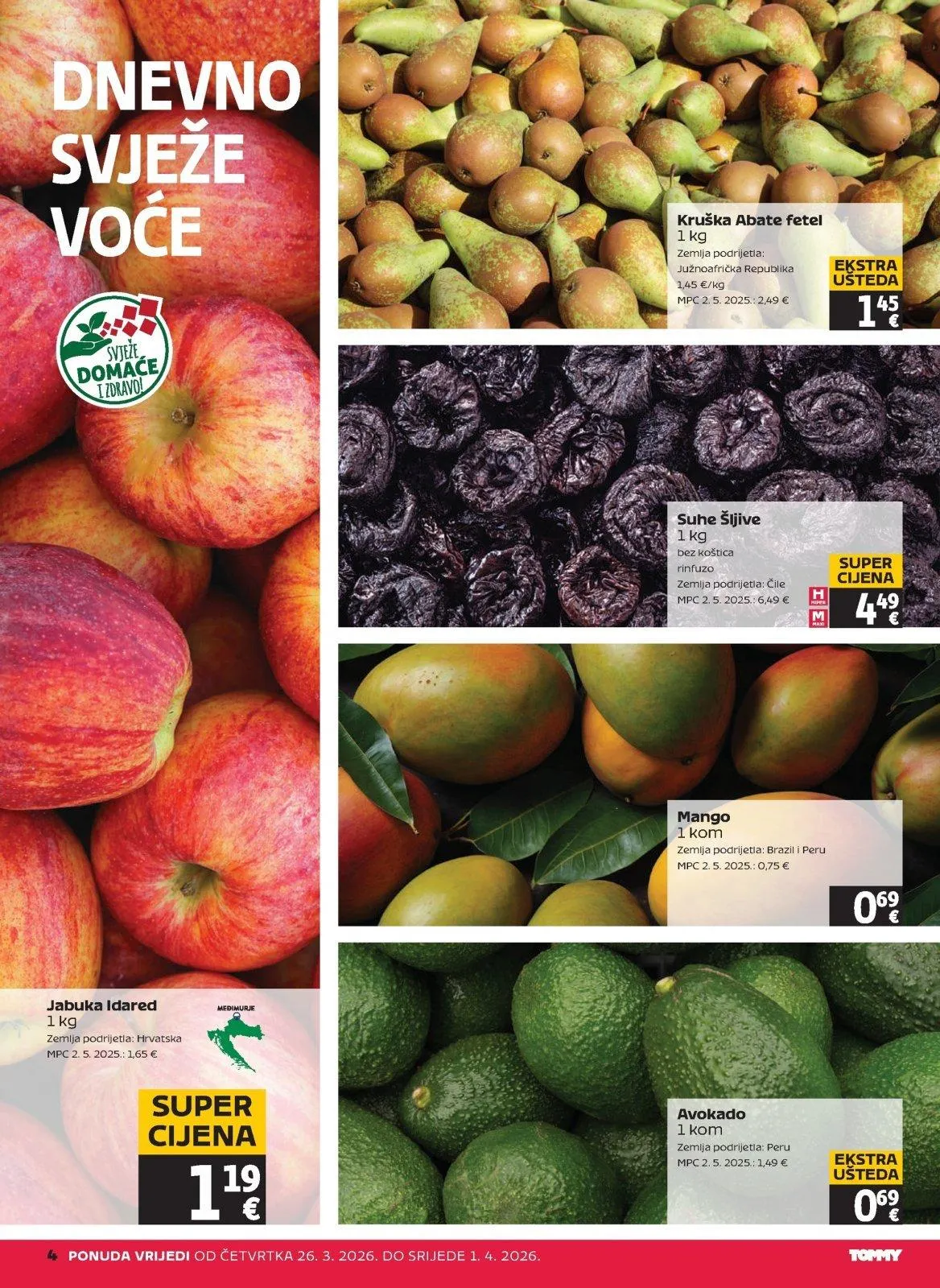 Katalog Tommy katalog do 01.04.2026 od 26. ožujka do 1. travnja 2026. - Pregled Stranica 4