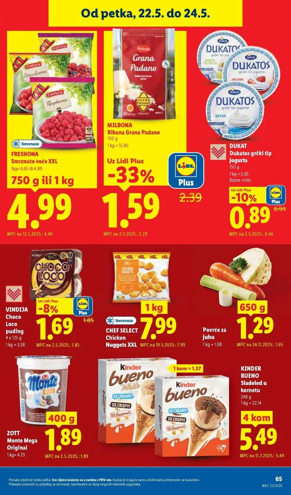 Katalog Lidl katalog do 24.05.2026 od 14. svibnja do 24. svibnja 2026. - Pregled Stranica 65