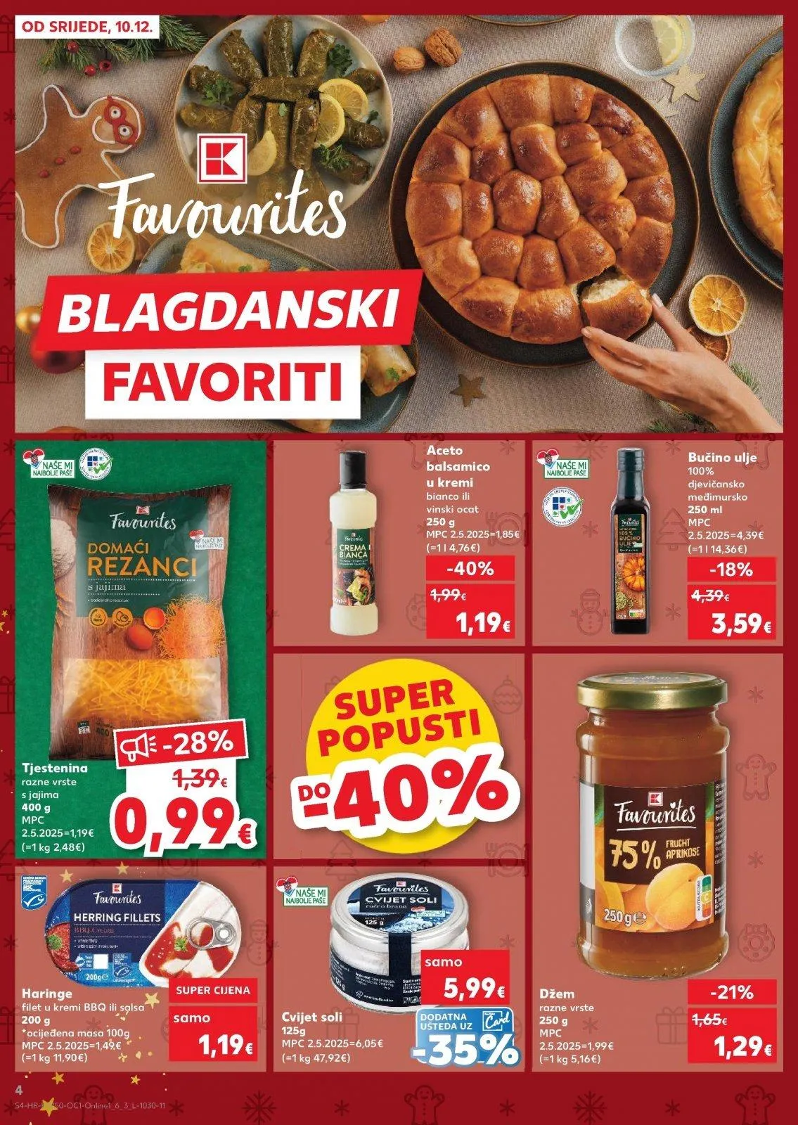 Katalog Kaufland katalog do 16.12.2025 od 10. prosinca do 16. prosinca 2025. - Pregled Stranica 4