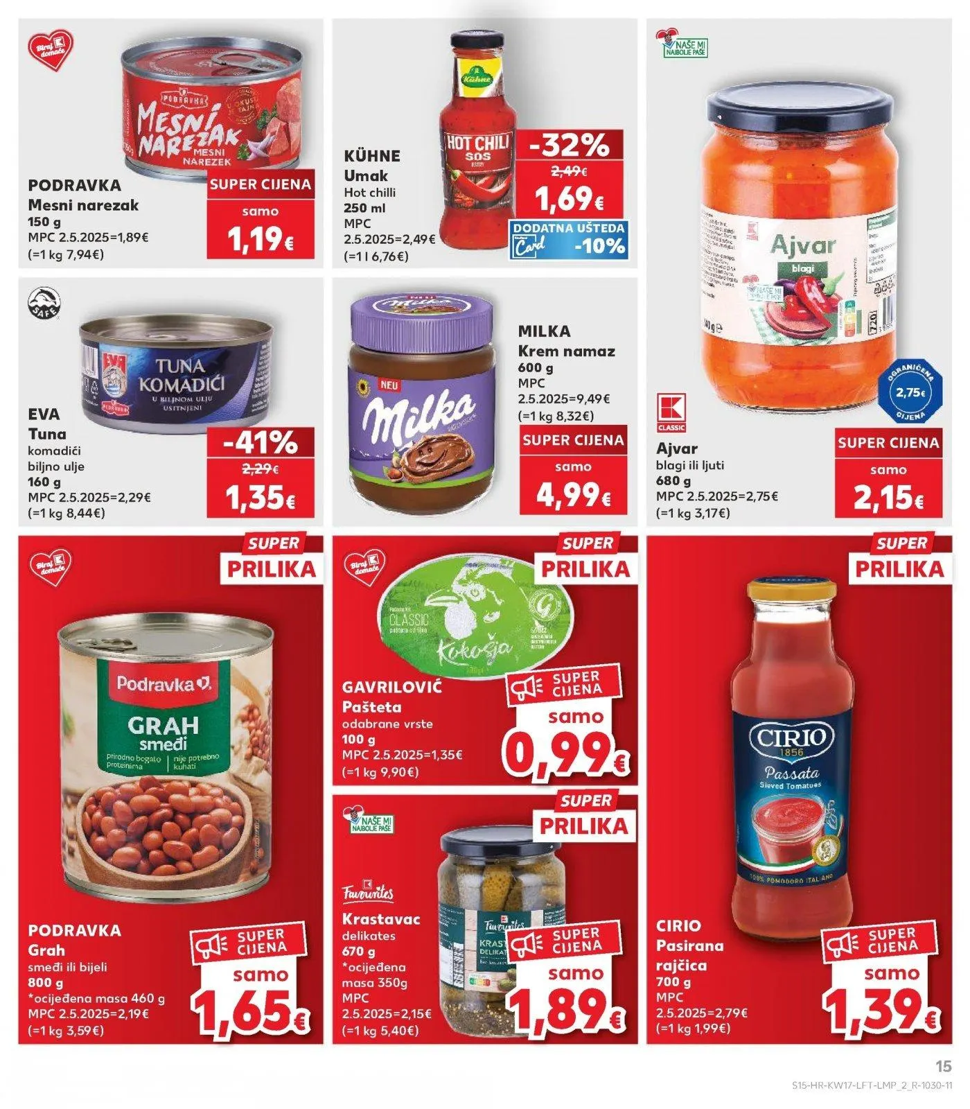 Katalog Kaufland katalog do 28.04.2026 od 22. travnja do 28. travnja 2026. - Pregled Stranica 15