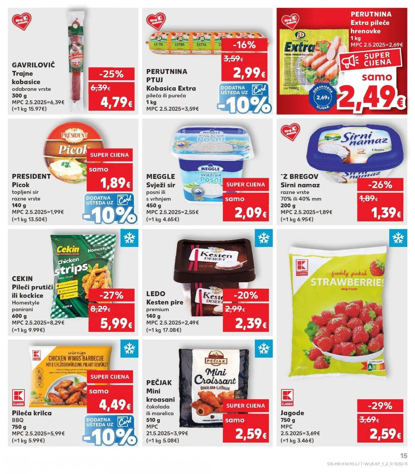 Katalog Kaufland katalog do 11.11.2025 od 5. studenoga do 11. studenoga 2025. - Pregled Stranica 15