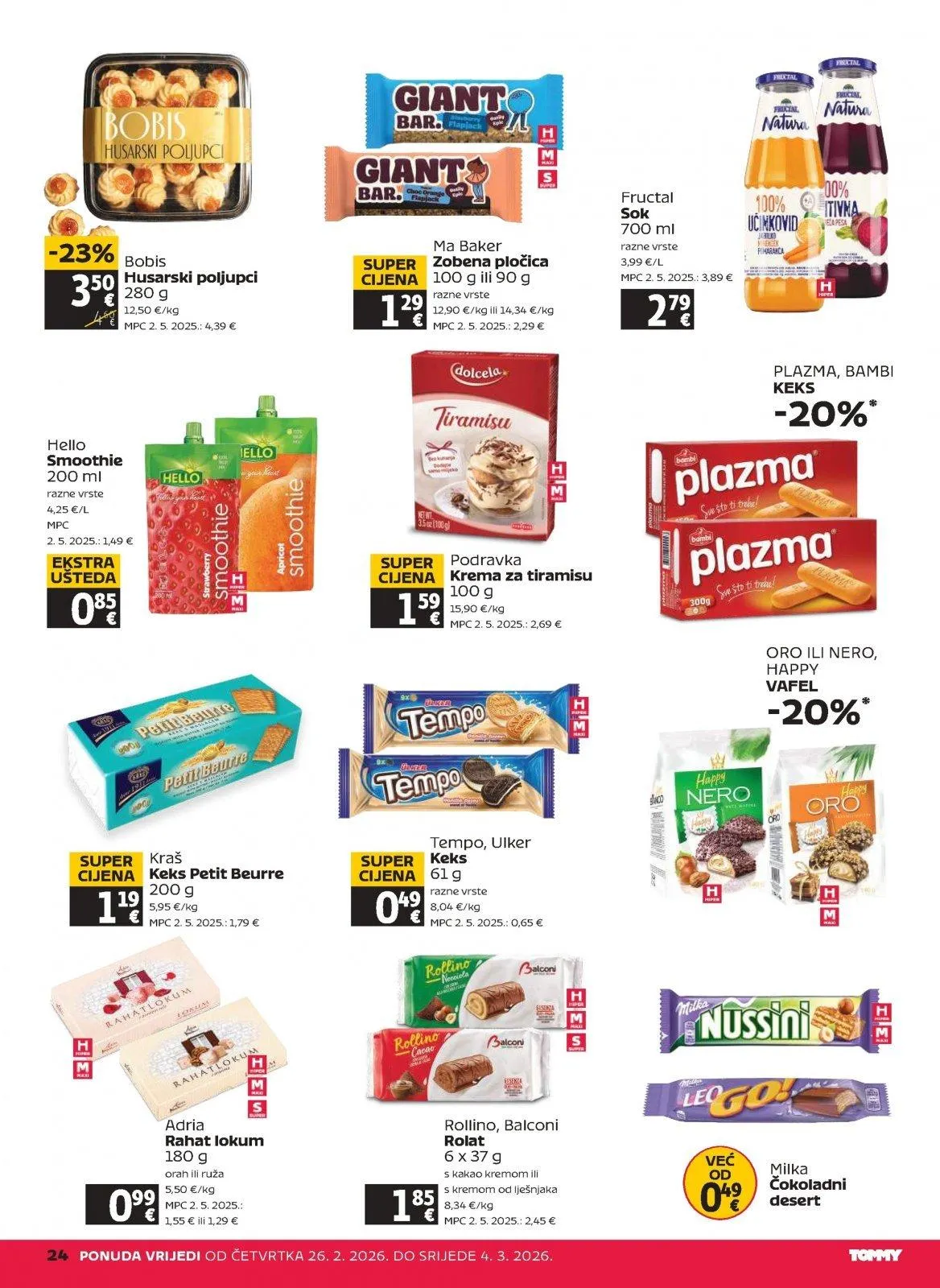 Katalog Tommy katalog do 04.03.2026 od 26. veljače do 4. ožujka 2026. - Pregled Stranica 24