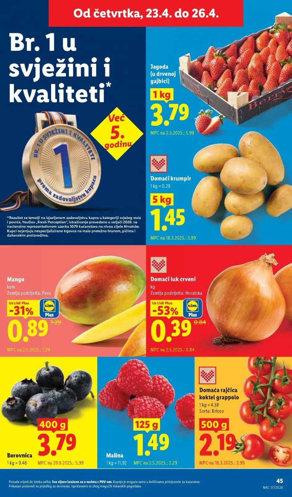 Katalog Lidl katalog do 26.04.2026 od 16. travnja do 26. travnja 2026. - Pregled Stranica 45