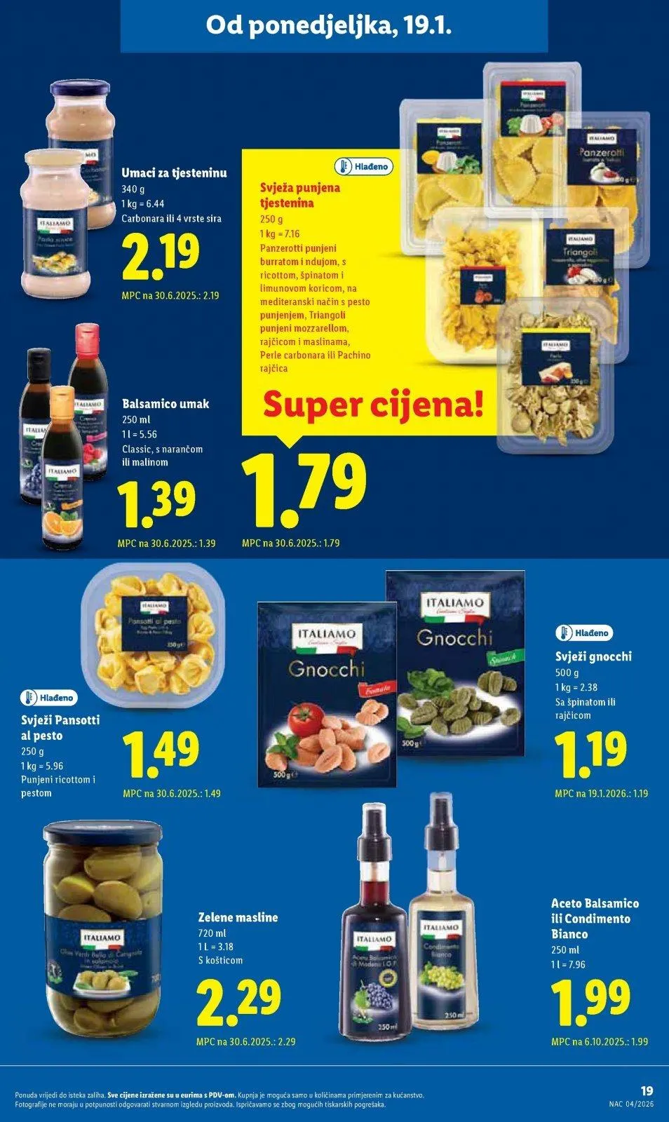 Katalog Lidl katalog do 25.01.2026 od 15. siječnja do 25. siječnja 2026. - Pregled Stranica 19