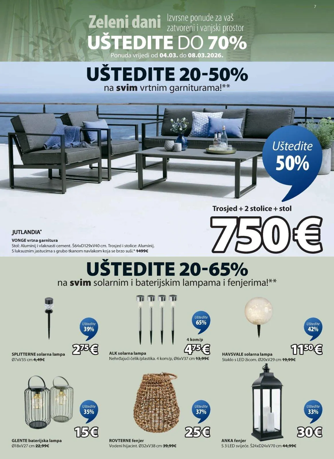 Katalog JYSK katalog do 07.04.2026 od 9. ožujka do 7. travnja 2026. - Pregled Stranica 8