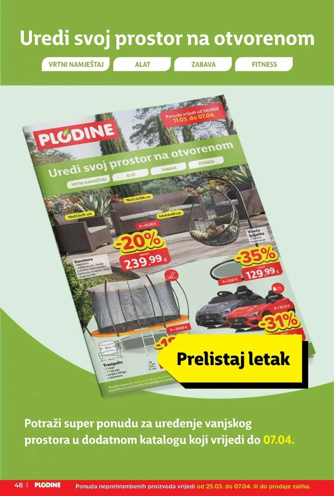 Katalog Plodine katalog do 31.03.2026 od 26. ožujka do 31. ožujka 2026. - Pregled Stranica 48