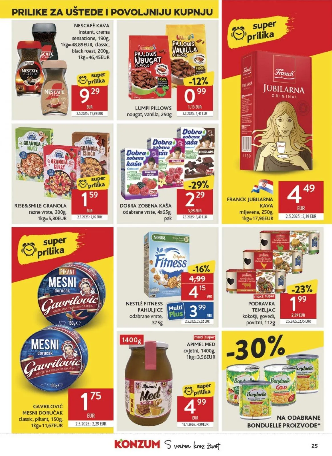 Katalog Konzum katalog do 10.02.2026 od 4. veljače do 10. veljače 2026. - Pregled Stranica 25