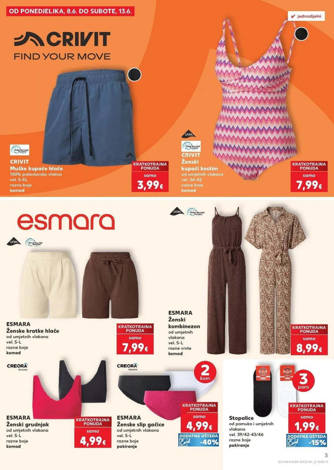 Katalog Kaufland katalog do 16.06.2026 od 10. lipnja do 16. lipnja 2026. - Pregled Stranica 3