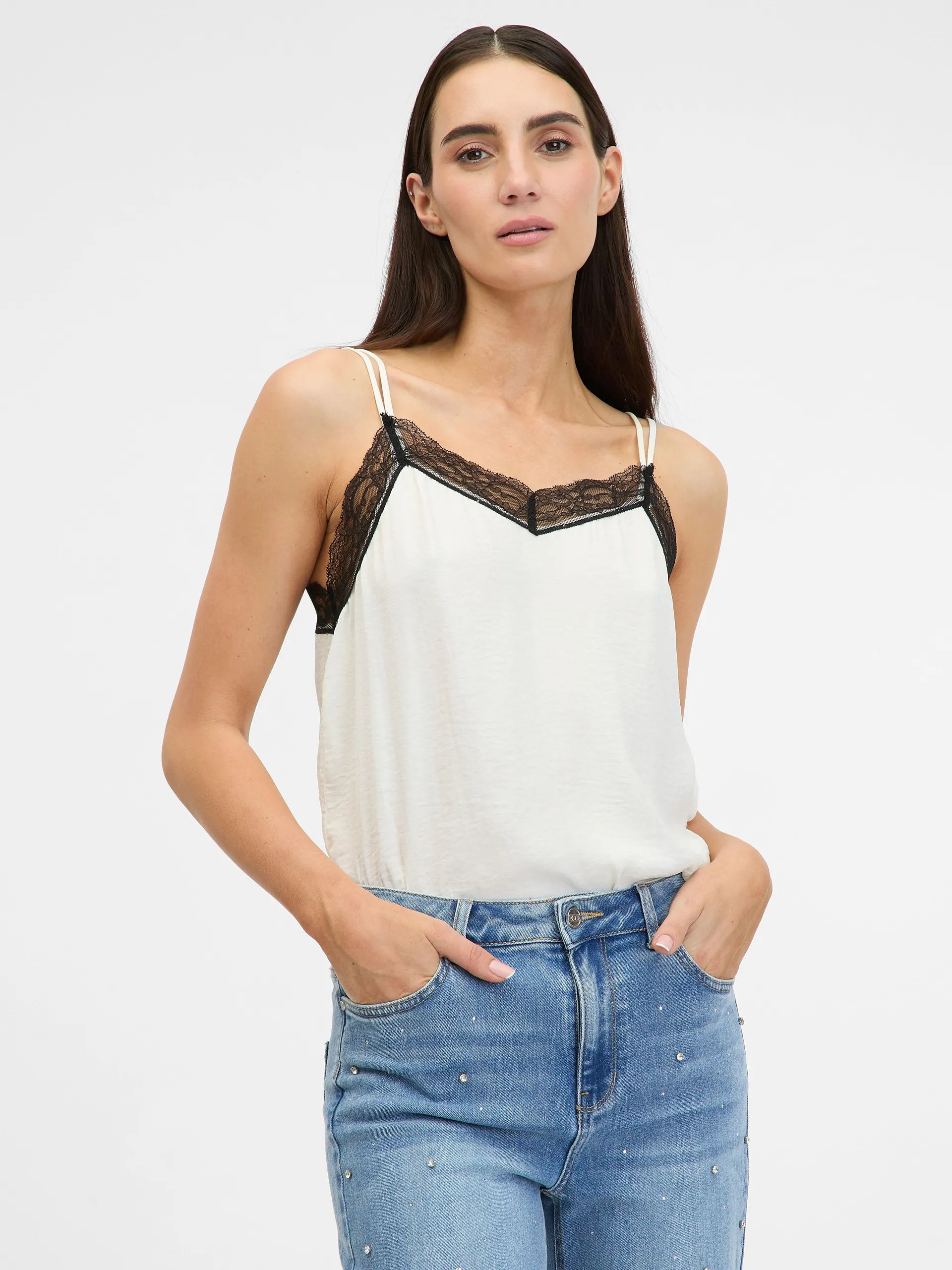 Krem ženski top ORSAY