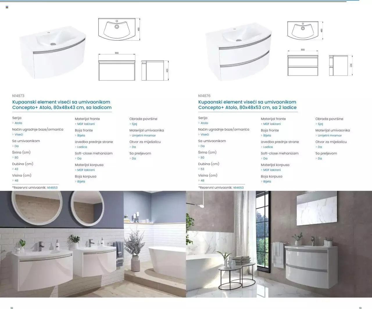 Katalog Kupaonski namještaj i ogledala 2023 Fero-term od 13. ožujka do 31. prosinca 2023. - Pregled Stranica 10