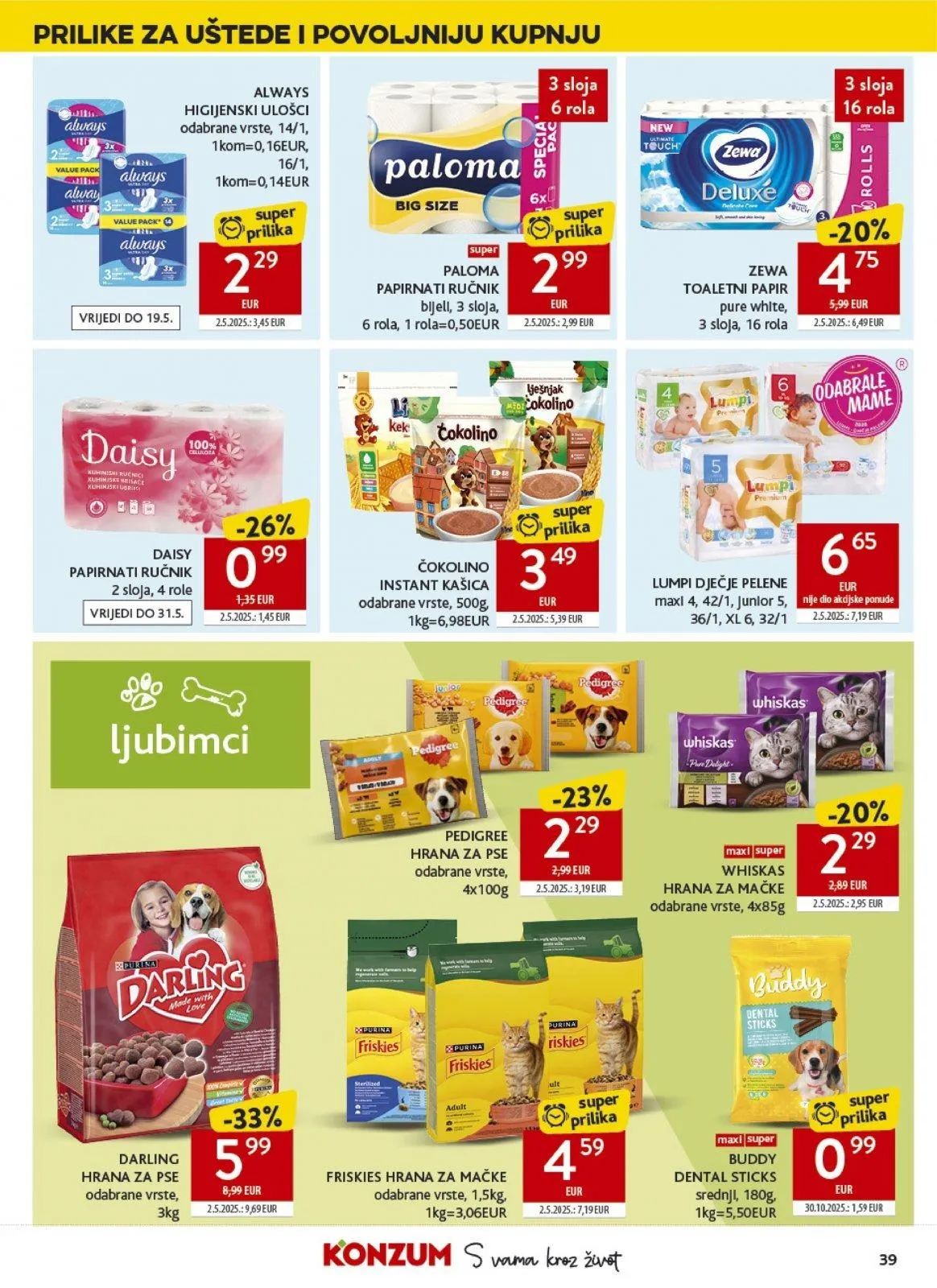 Katalog Konzum katalog do 12.05.2026 od 7. svibnja do 12. svibnja 2026. - Pregled Stranica 39
