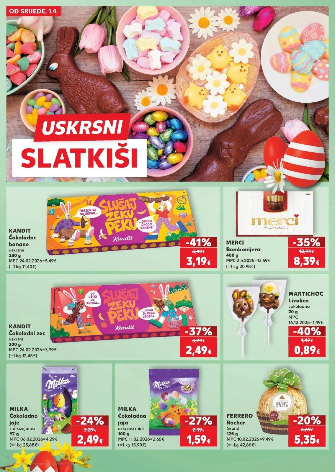 Katalog Kaufland katalog do 07.04.2026 od 1. travnja do 7. travnja 2026. - Pregled Stranica 4