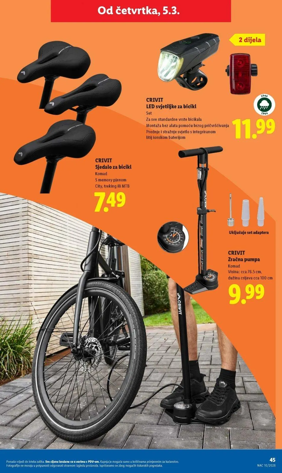 Katalog Lidl katalog do 08.03.2026 od 26. veljače do 8. ožujka 2026. - Pregled Stranica 45