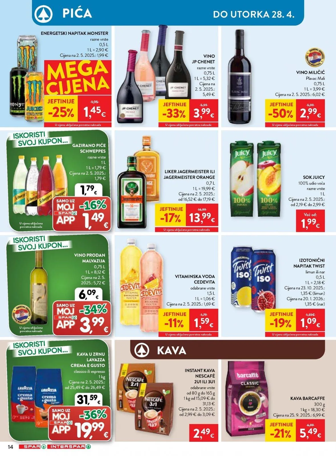 Katalog Spar katalog do 28.04.2026 od 22. travnja do 28. travnja 2026. - Pregled Stranica 17