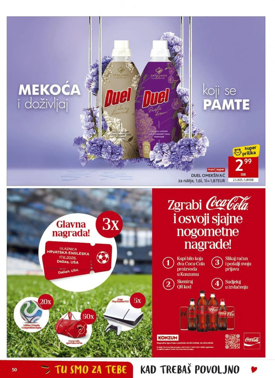 Katalog Konzum katalog do 19.05.2026 od 14. svibnja do 19. svibnja 2026. - Pregled Stranica 50