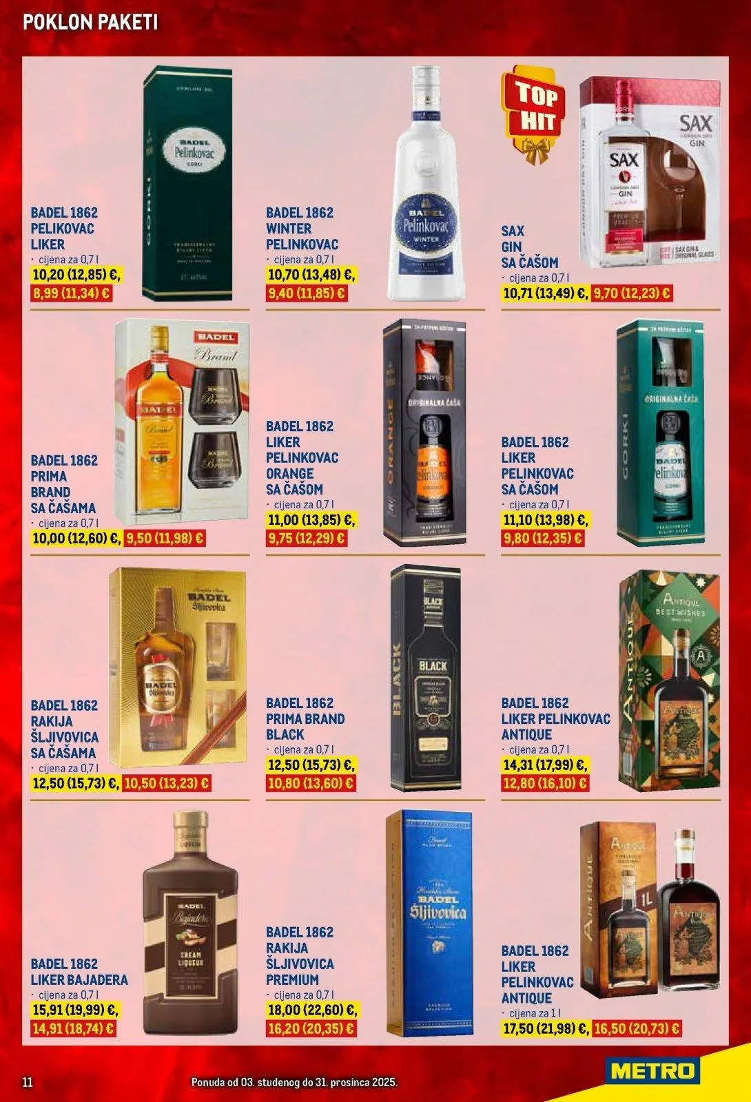 Katalog Metro katalog do 31.12.2025 od 6. studenoga do 31. prosinca 2025. - Pregled Stranica 11