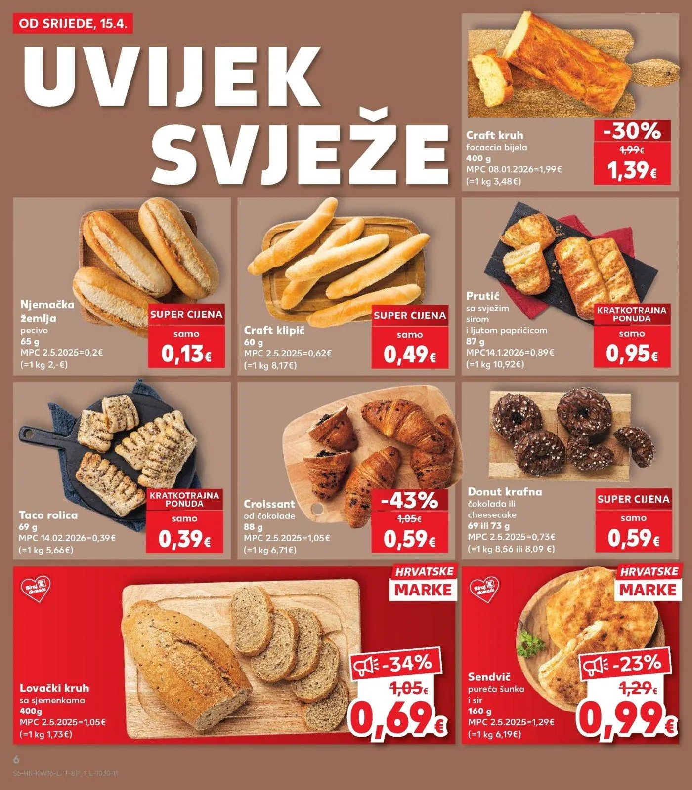 Katalog Kaufland katalog do 21.04.2026 od 15. travnja do 21. travnja 2026. - Pregled Stranica 6