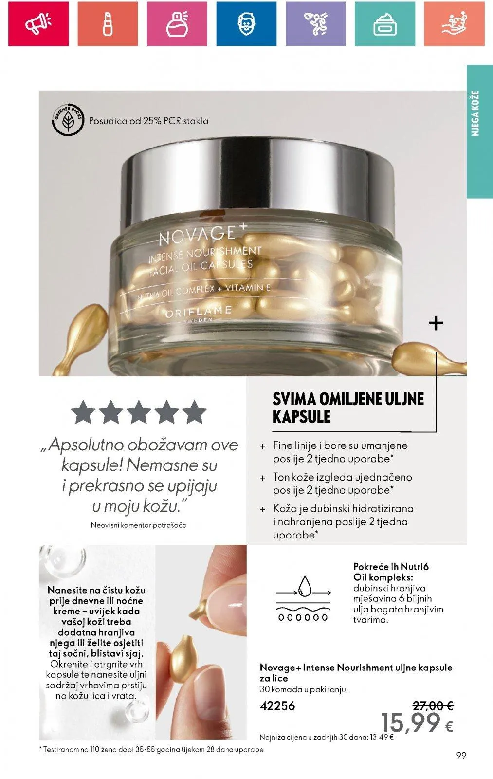 Katalog Oriflame katalog do 11.09.2024 od 29. kolovoza do 11. rujna 2024. - Pregled Stranica 99