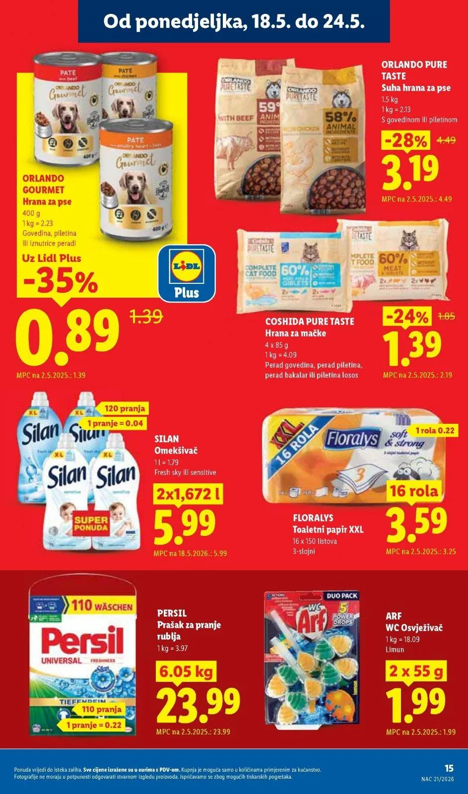 Katalog Lidl katalog do 24.05.2026 od 14. svibnja do 24. svibnja 2026. - Pregled Stranica 15