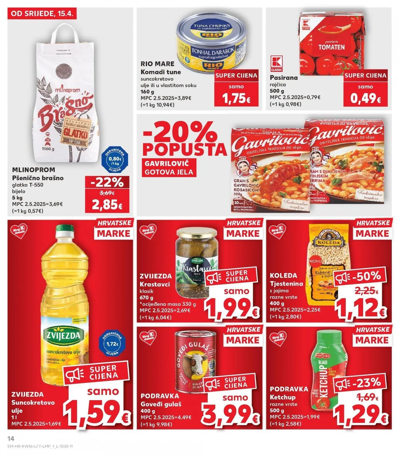 Katalog Kaufland katalog do 21.04.2026 od 15. travnja do 21. travnja 2026. - Pregled Stranica 14