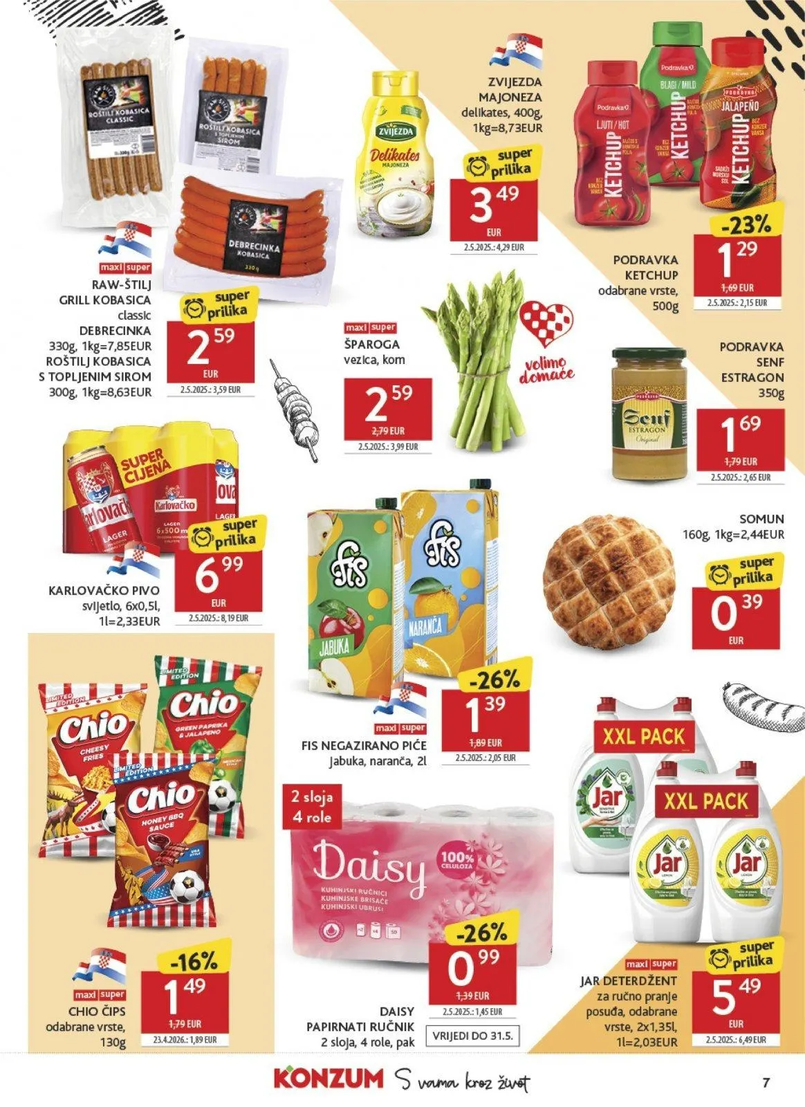 Katalog Konzum katalog do 26.05.2026 od 20. svibnja do 26. svibnja 2026. - Pregled Stranica 7