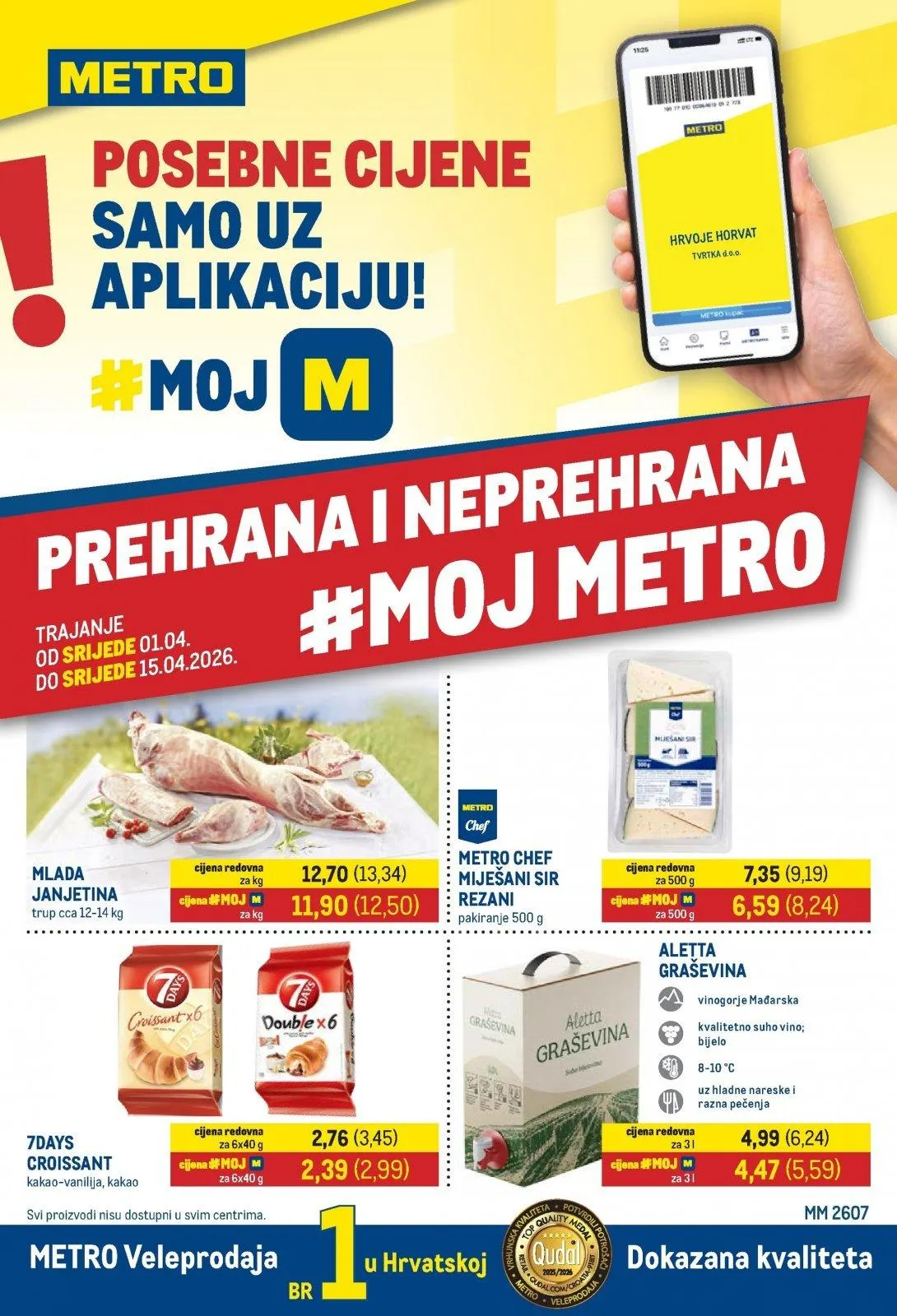 Katalog Metro katalog do 16.04.2026 od 2. travnja do 16. travnja 2026. - Pregled Stranica 1