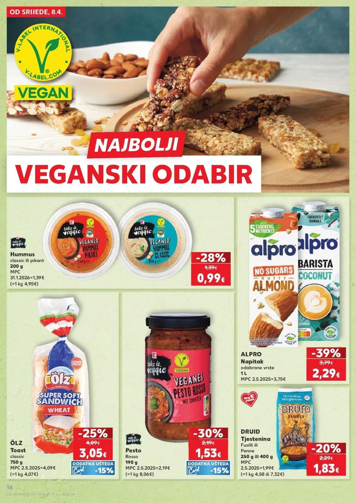 Katalog Kaufland katalog do 14.04.2026 od 8. travnja do 14. travnja 2026. - Pregled Stranica 16
