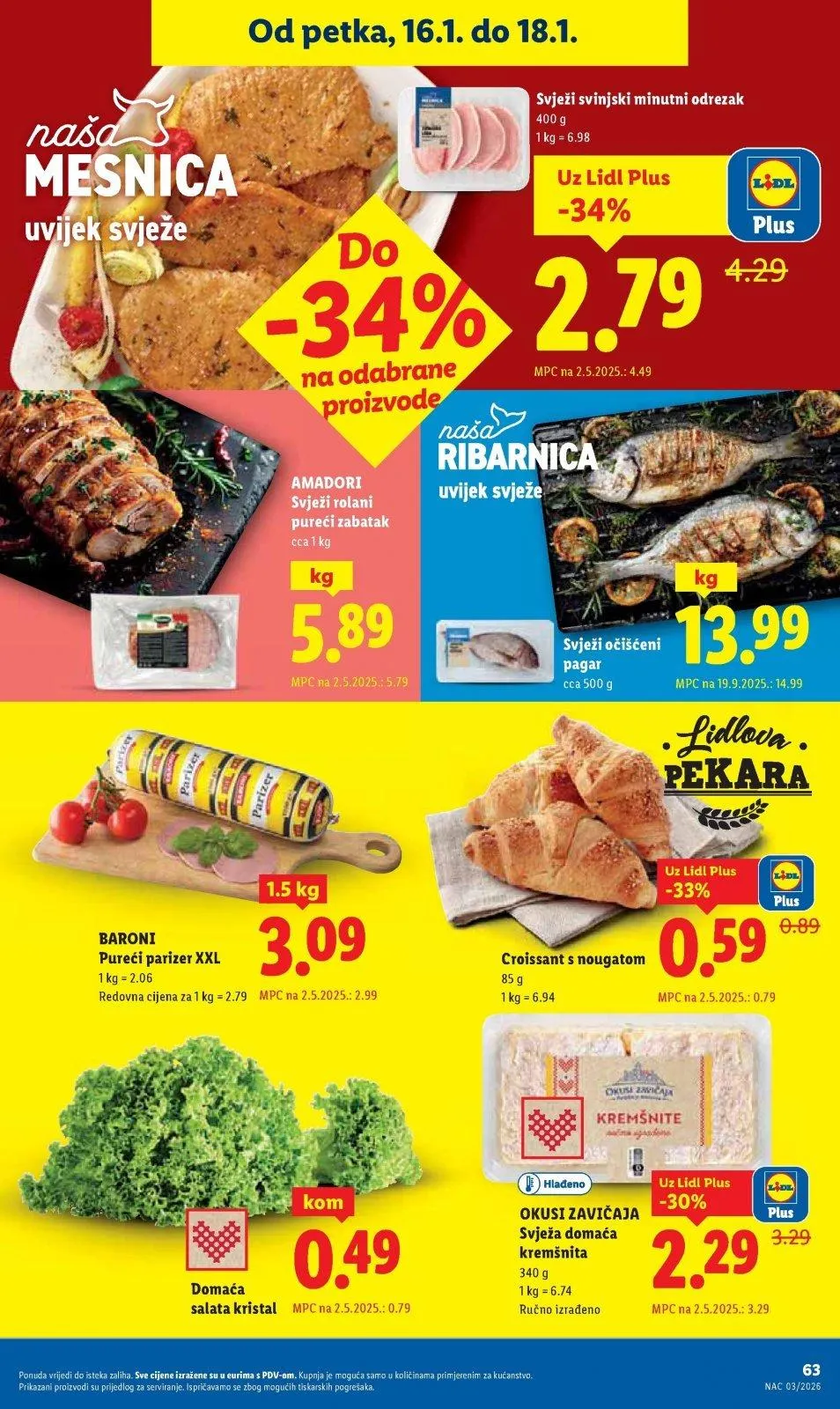 Katalog Lidl katalog do 18.01.2026 od 15. siječnja do 18. siječnja 2026. - Pregled Stranica 63
