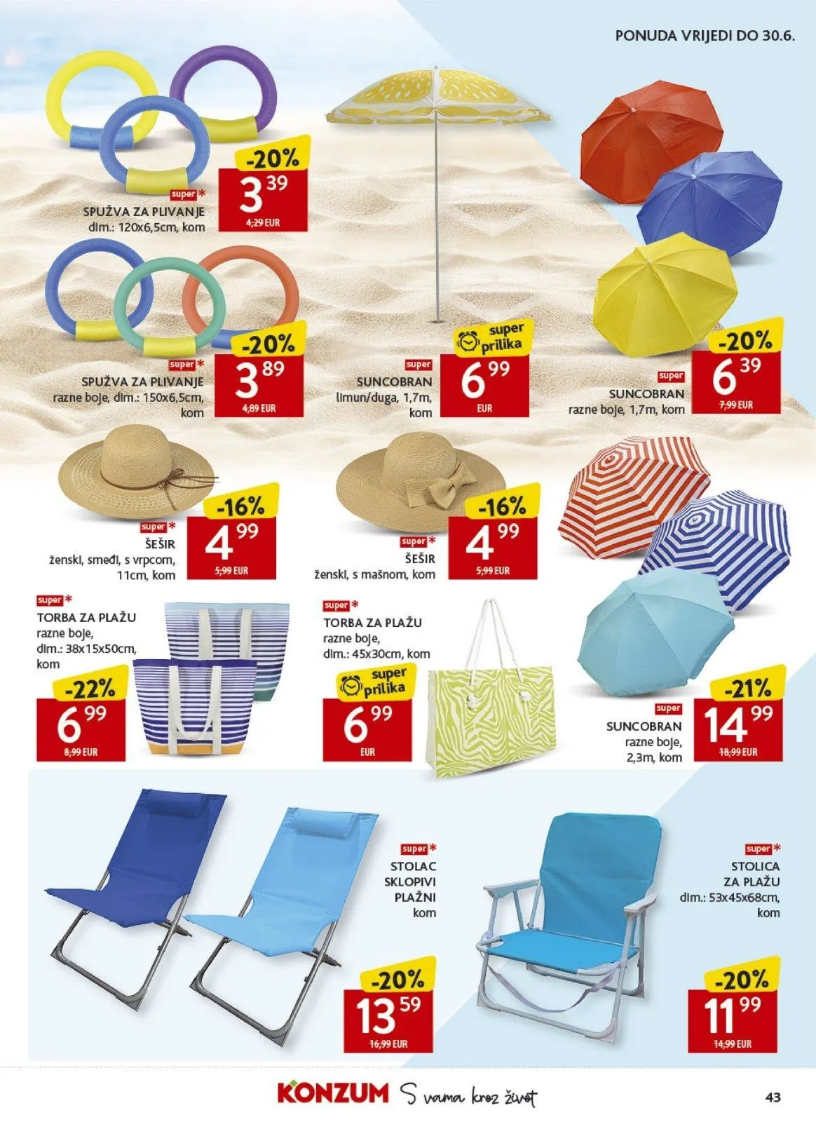 Katalog Konzum katalog do 23.06.2026 od 17. lipnja do 23. lipnja 2026. - Pregled Stranica 43