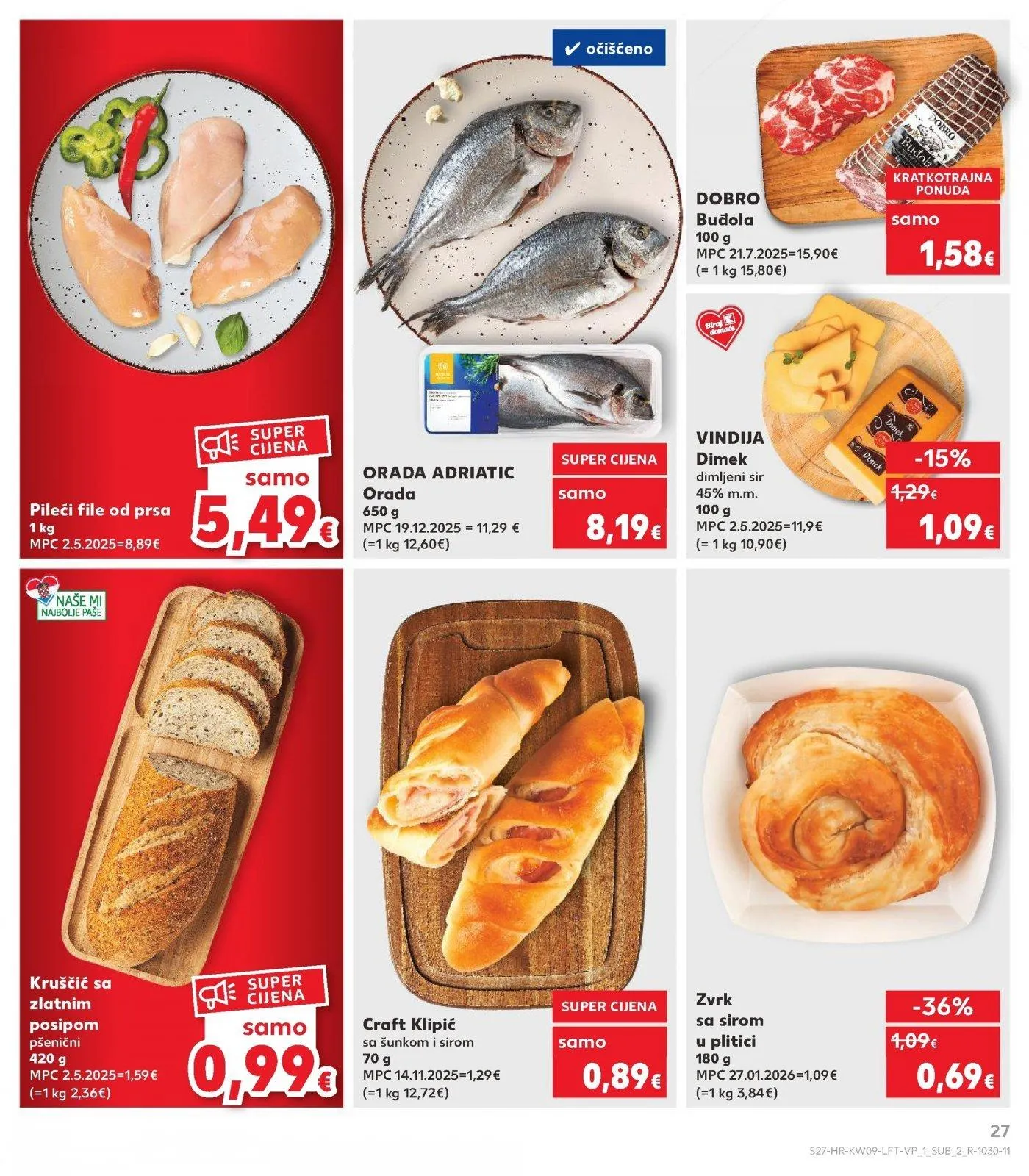 Katalog Kaufland katalog do 03.03.2026 od 25. veljače do 3. ožujka 2026. - Pregled Stranica 27