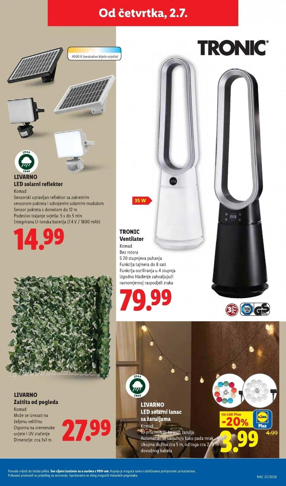 Katalog Lidl katalog do 05.07.2026 od 25. lipnja do 5. srpnja 2026. - Pregled Stranica 45