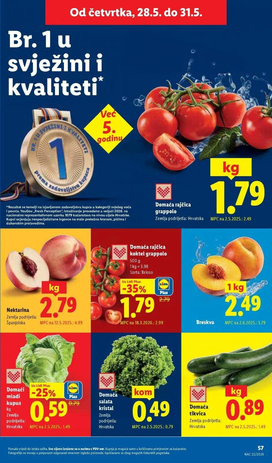 Katalog Lidl katalog do 31.05.2026 od 21. svibnja do 31. svibnja 2026. - Pregled Stranica 57