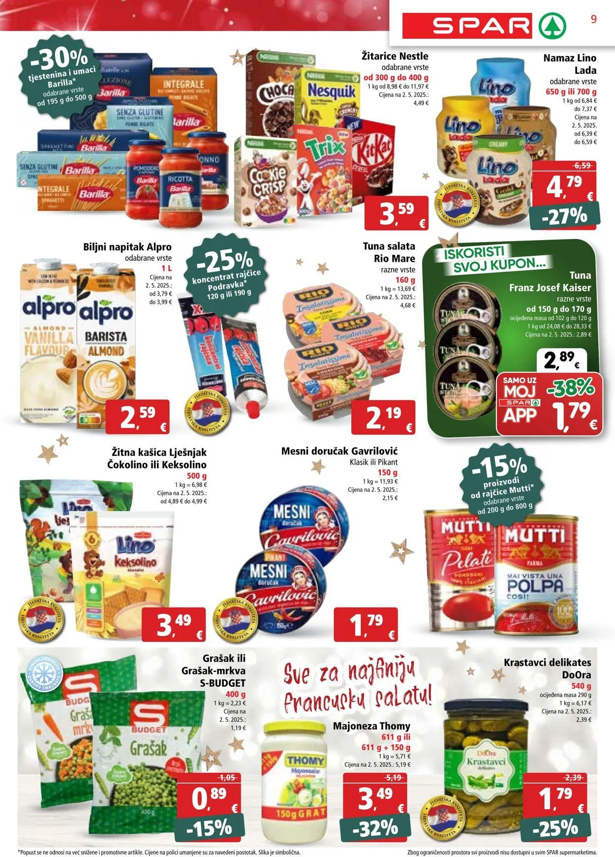 Katalog Spar od 10. prosinca do 16. prosinca 2025. - Pregled Stranica 9