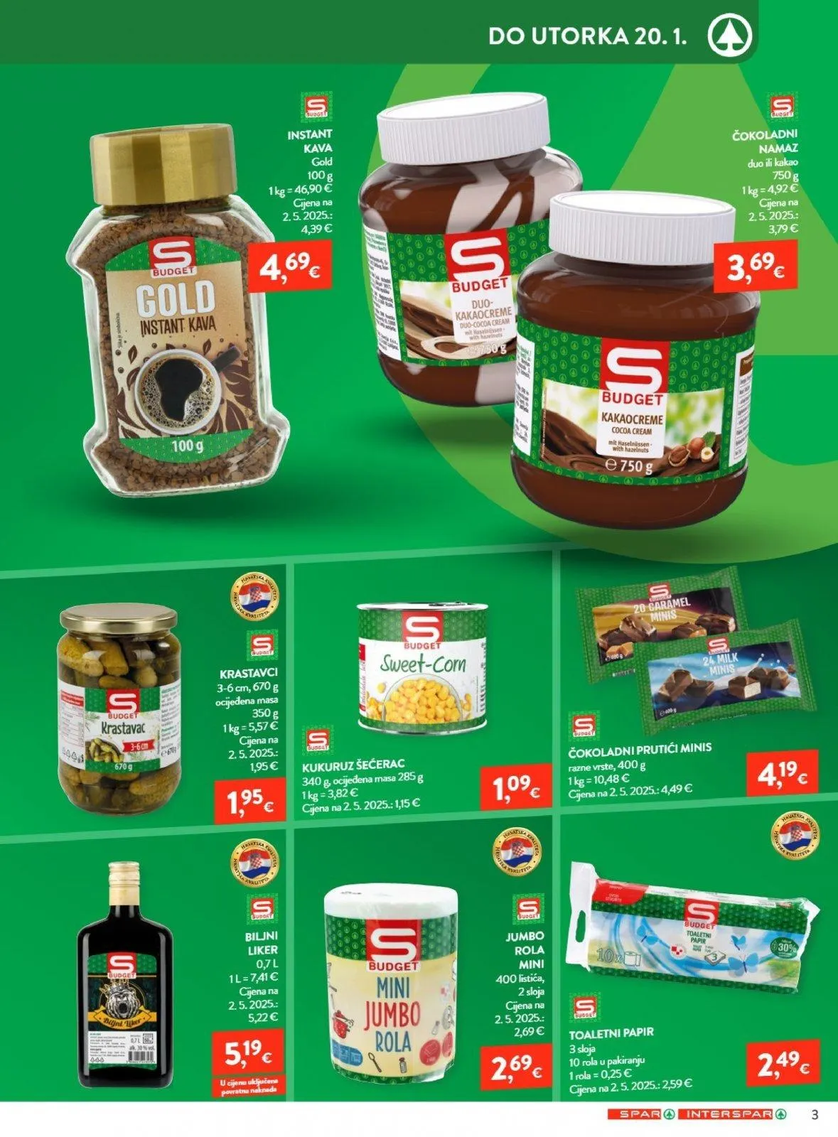 Katalog Interspar katalog do 20.01.2026 od 15. siječnja do 20. siječnja 2026. - Pregled Stranica 3