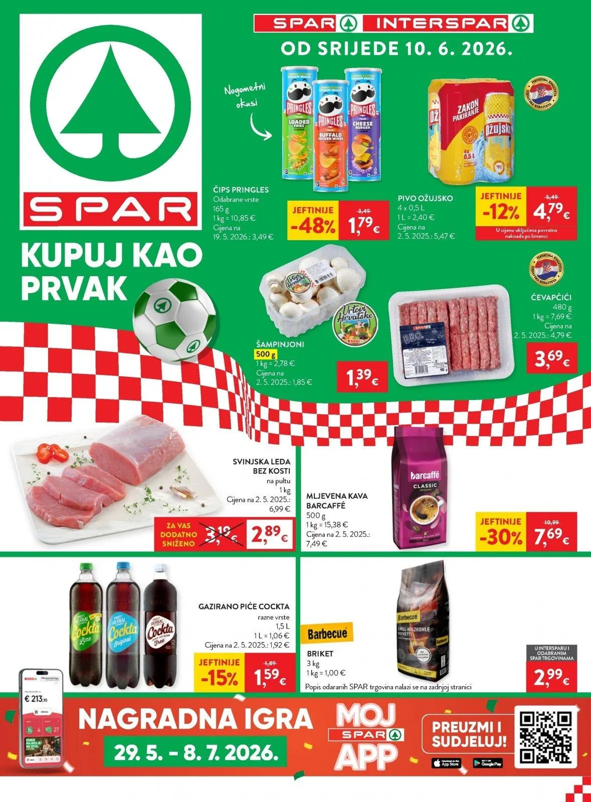 Katalog Interspar katalog do 16.06.2026 od 10. lipnja do 16. lipnja 2026. - Pregled Stranica 1