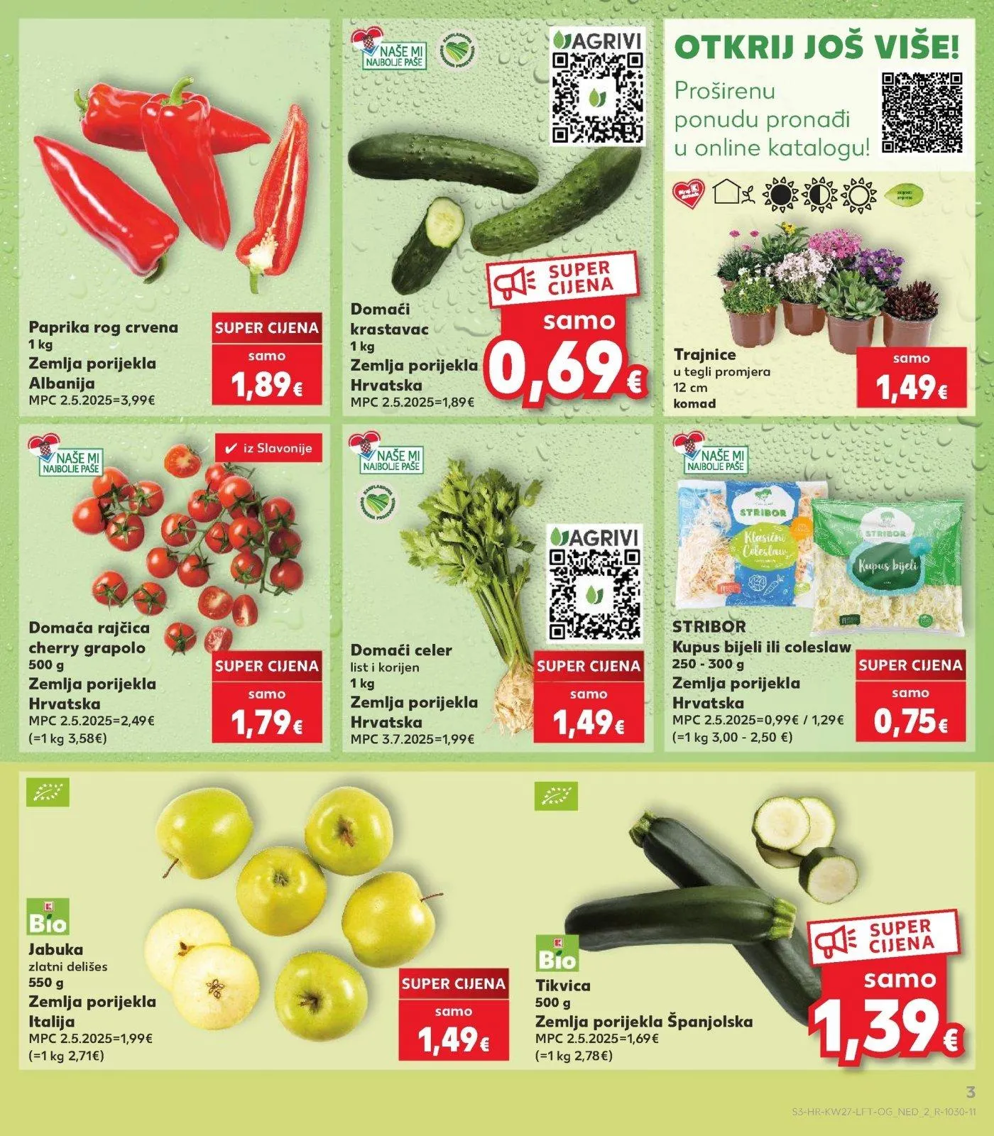 Katalog Kaufland katalog do 07.07.2026 od 1. srpnja do 7. srpnja 2026. - Pregled Stranica 3