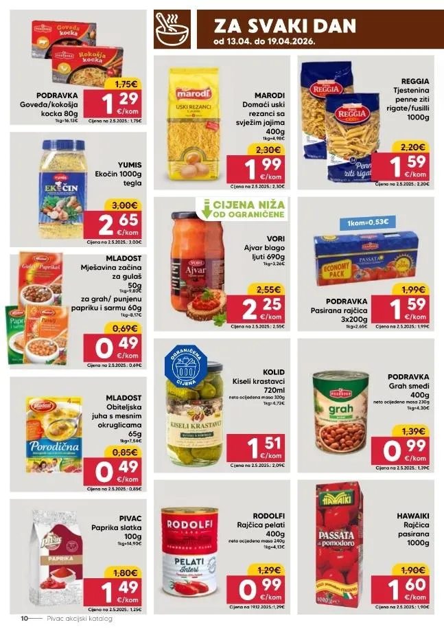 Katalog Pivac katalog do 19.04.2026 od 14. travnja do 19. travnja 2026. - Pregled Stranica 10