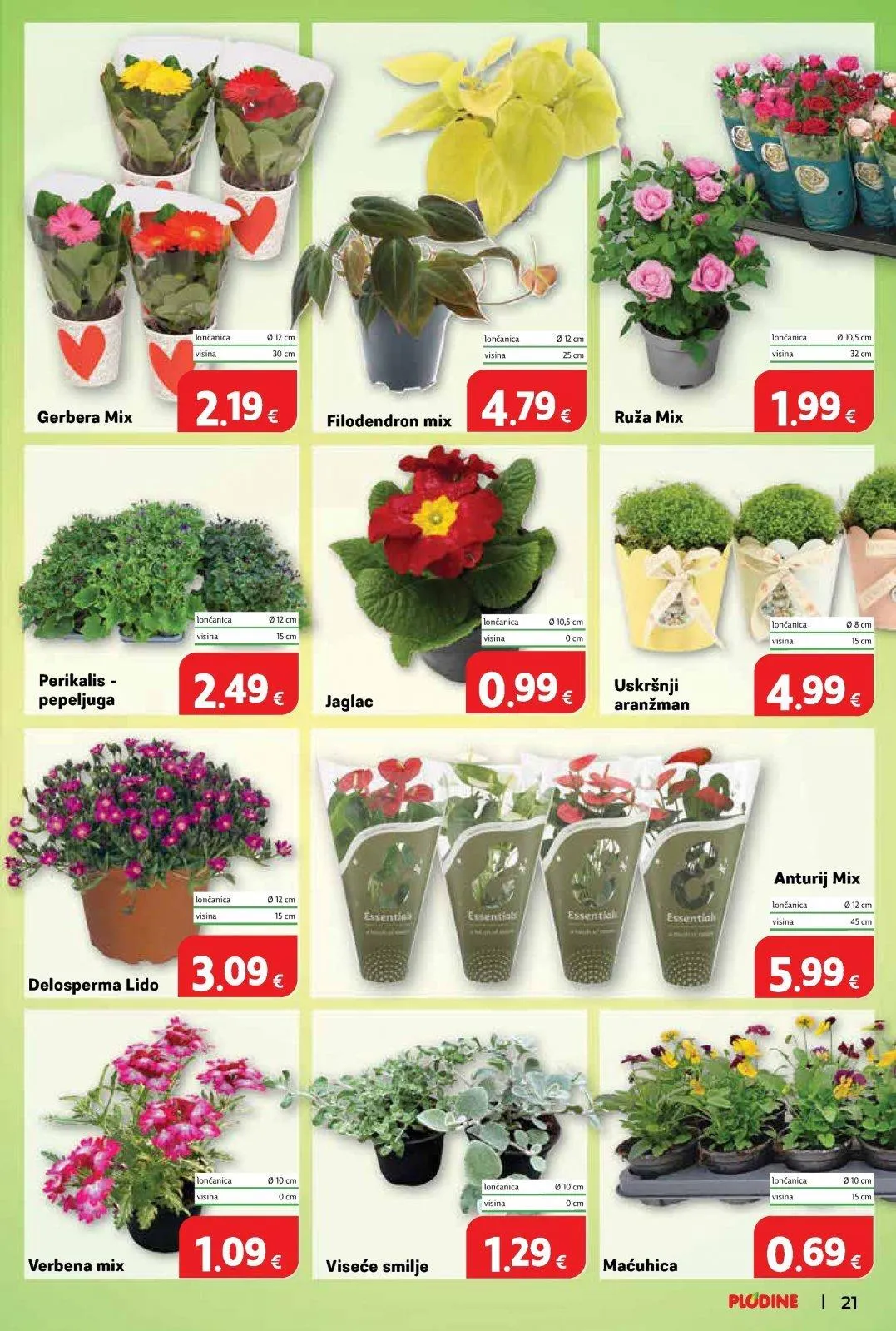 Katalog Plodine katalog do 31.03.2026 od 26. ožujka do 31. ožujka 2026. - Pregled Stranica 21